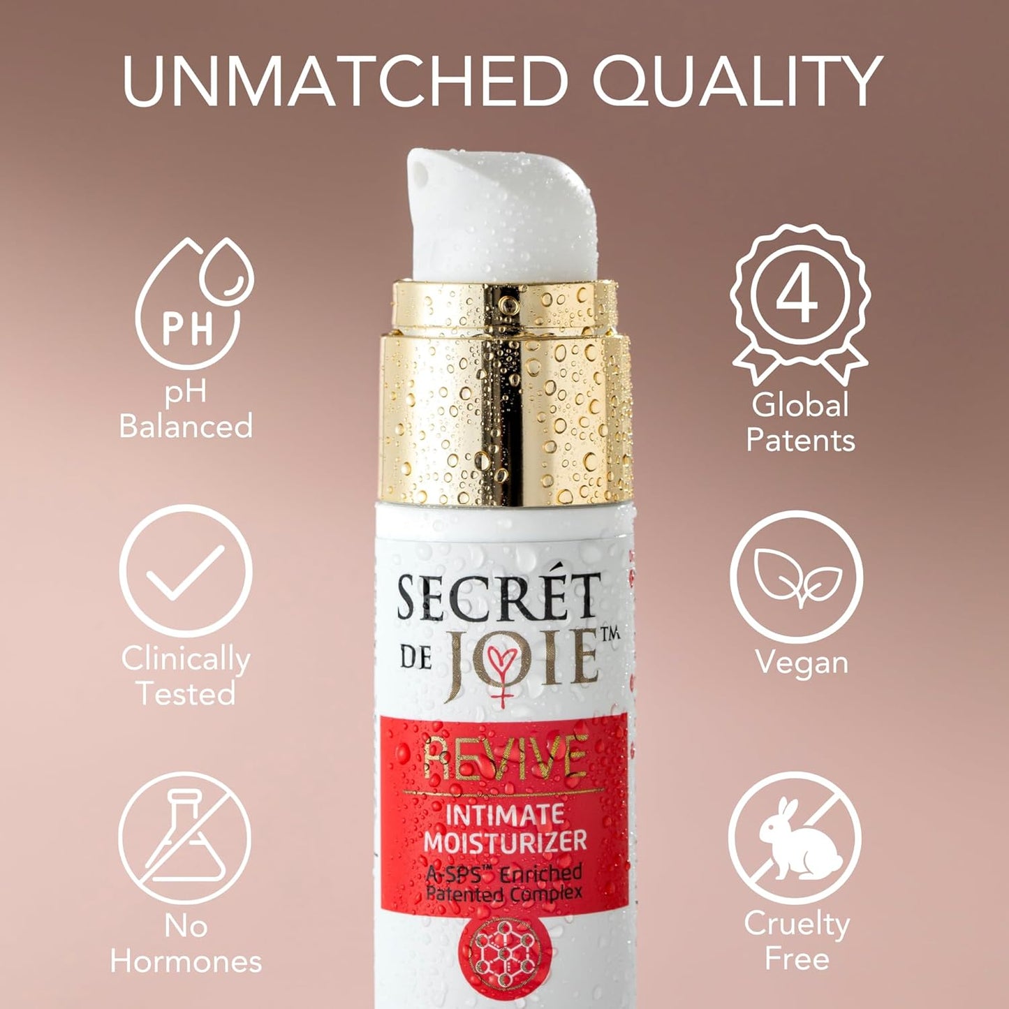 REVIVE Vaginal Moisturizer for Intimate Dryness, Long Lasting Moisturizing Gel, Relieves Itchiness & Irritation, Feminine Skin Care, Menopause Support - Hormone Free – 1 Oz