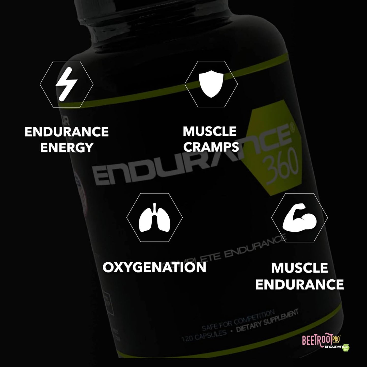 Complete with Electrolytes, Creatine and Beta Alanine - Fast Legs & Stamina, Leg Cramp Prevention, Oxygen Delivery with Rhodiola, Muscle Recovery, VO2 Max Boost, Lactic Acid Buffer