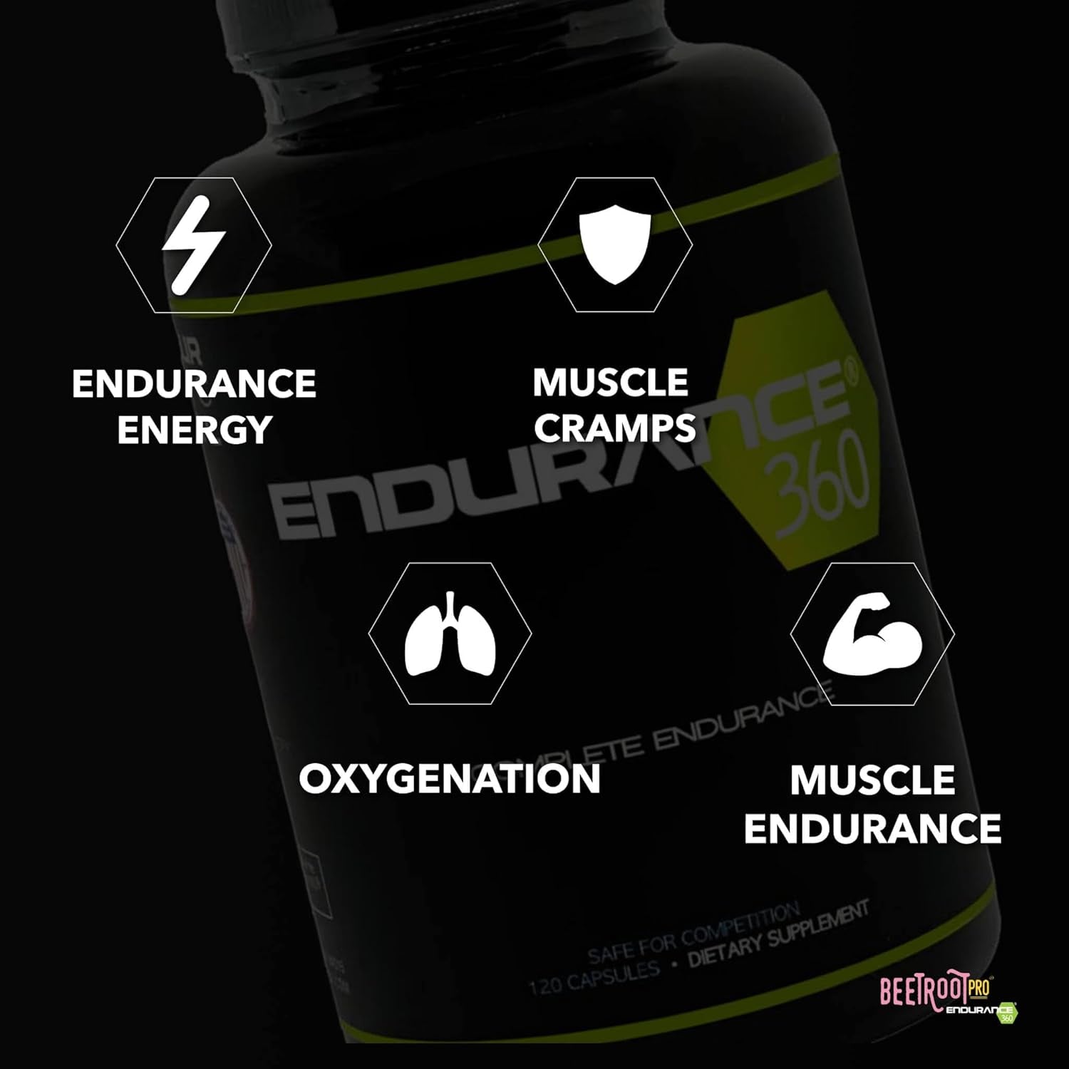 Complete with Electrolytes, Creatine and Beta Alanine - Fast Legs & Stamina, Leg Cramp Prevention, Oxygen Delivery with Rhodiola, Muscle Recovery, VO2 Max Boost, Lactic Acid Buffer