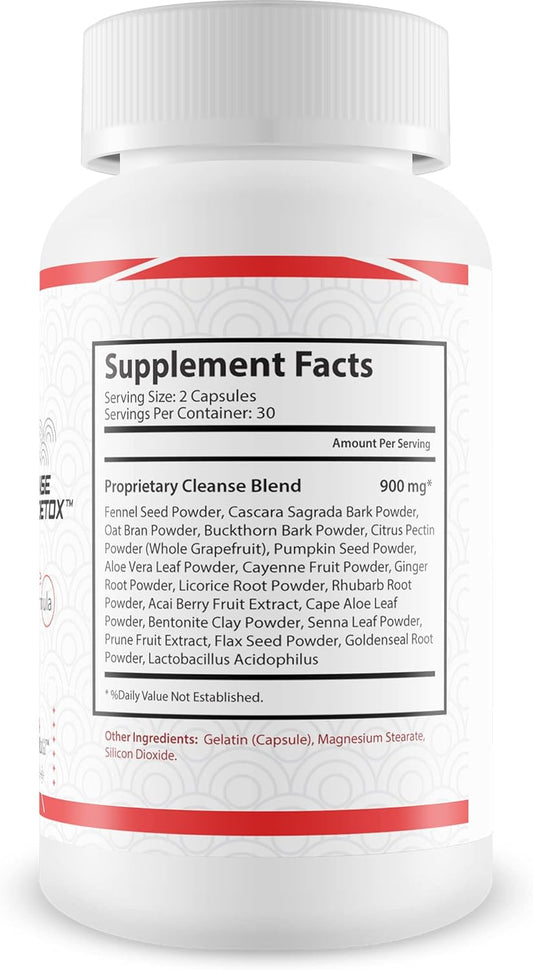 Super Colon Cleanse & Detox - Premium Colon Cleanse & Detox Formula with Herbs, Probiotics, & Fiber - Help Reduce Bloating - Natural Digestive Support & Constipation Relief - Colon Cleanser