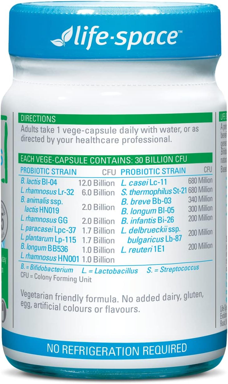 Life Space Probiotic for 60+ Years 60 Capsules