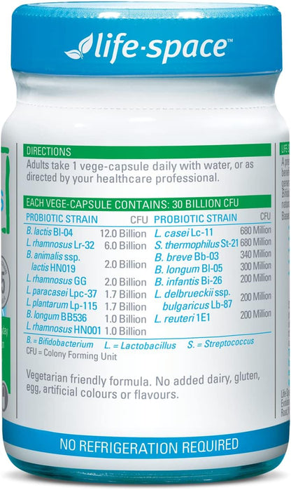 Life Space Probiotic for 60+ Years 60 Capsules