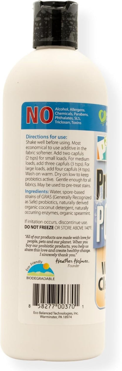 Washer Cleaning Additive – Laundry Machine Cleaner for Top & Front Loading Washers, Odor & Mildew Remover, Stain & Grease Cleaner, Fresh Clothes, Home Laundry Essentials, 16 Oz