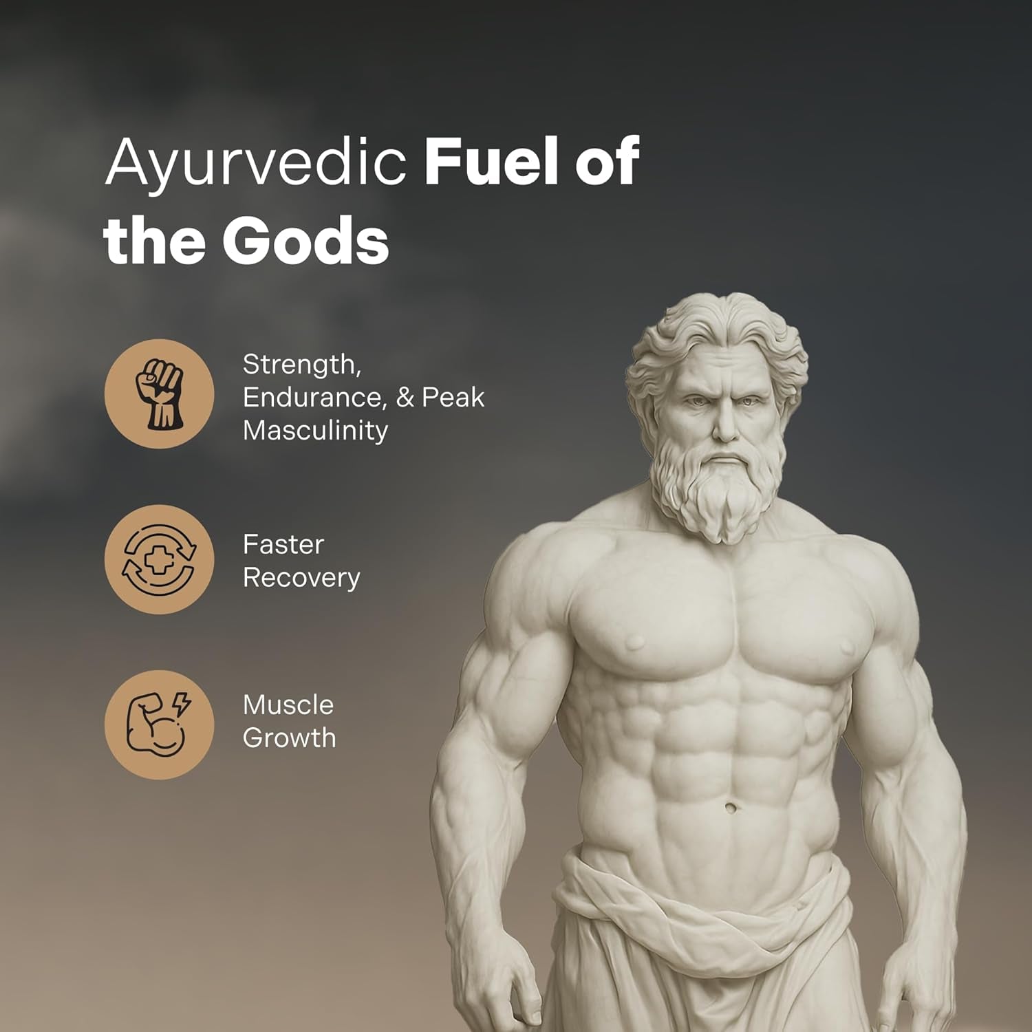 ATLAS X 10-In-1 Masculinity Maximiser Supplement for Men - Energy, Strength & Vitality Capsules with Shilajit, Ashwagandha, Zinc, Safed Musli, Tongkat Ali, Black Maca, Fadogia Agrestis, 2 Month Supply