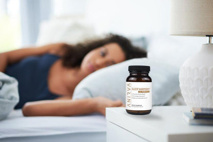 Sleep Harmony - Natural Sleep Supplement with Probiotics, Magnesium, Ashwagandha, Chamomile, GABA, Melatonin - Non-Habit Forming Supplement for Relaxation, Stress Relief, Better Sleep Aid