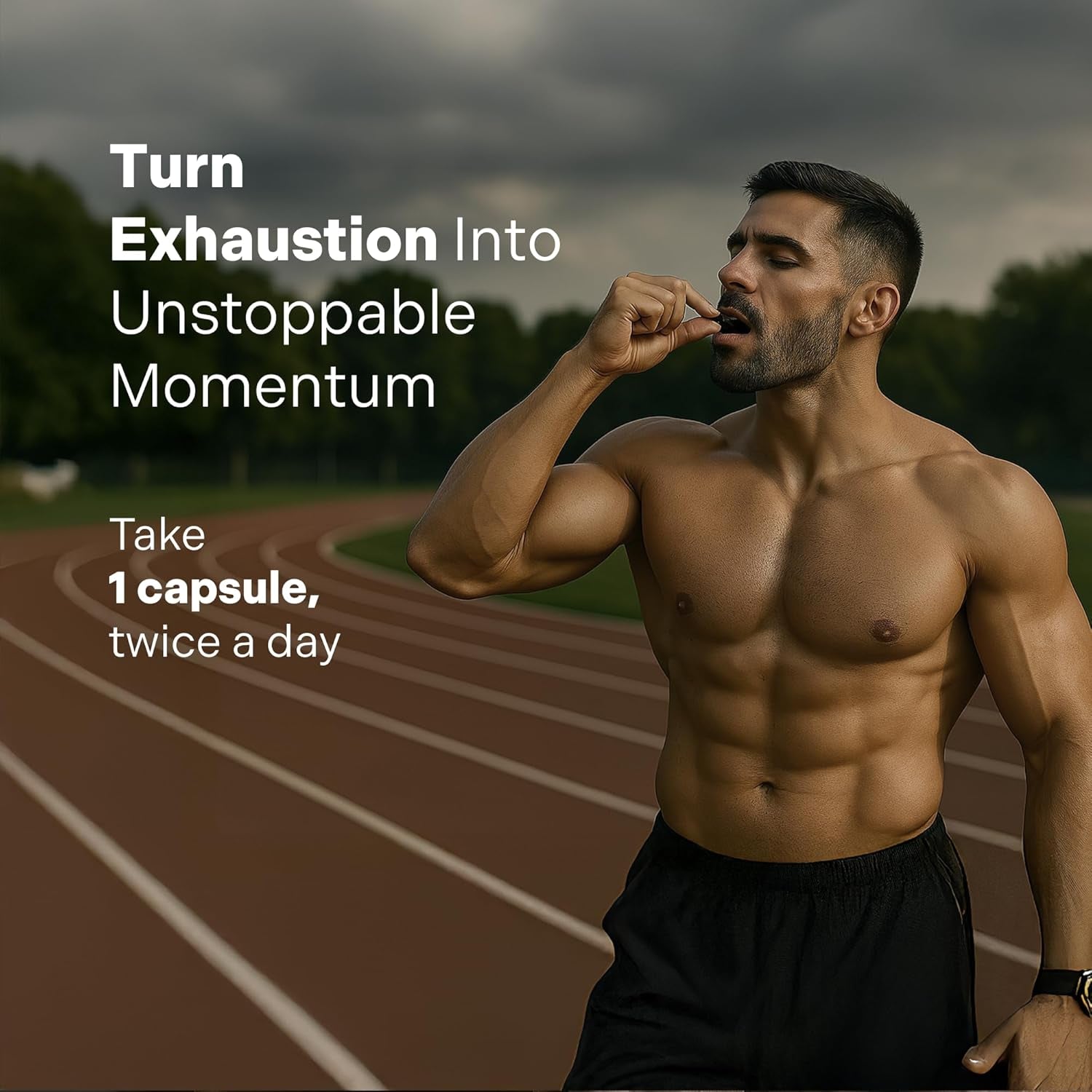 ATLAS X 10-In-1 Masculinity Maximiser Supplement for Men - Energy, Strength & Vitality Capsules with Shilajit, Ashwagandha, Zinc, Safed Musli, Tongkat Ali, Black Maca, Fadogia Agrestis, 2 Month Supply