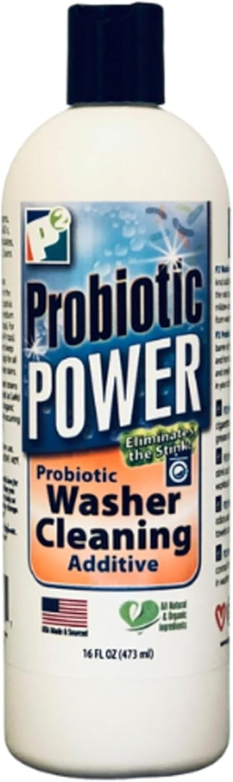 Washer Cleaning Additive – Laundry Machine Cleaner for Top & Front Loading Washers, Odor & Mildew Remover, Stain & Grease Cleaner, Fresh Clothes, Home Laundry Essentials, 16 Oz