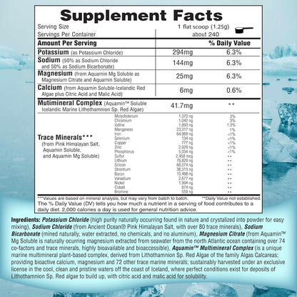 No Sugar Electrolytes Powder in the Raw | Mix in Coffee, Soup, Juice, Water, Smoothies, Broth, Anything | No Sweeteners or Flavorings | Keto & Sugar Free | Non-Gmo & Vegan