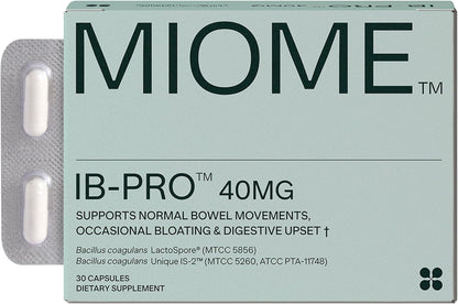 IB-PRO Bacillus Coagulans Probiotic - 2-1 Lactospore & Unique Is-2 for Occasional Constipation, Bloating & Digestive Upset - 3Rd Party Verified - 30 Capsules