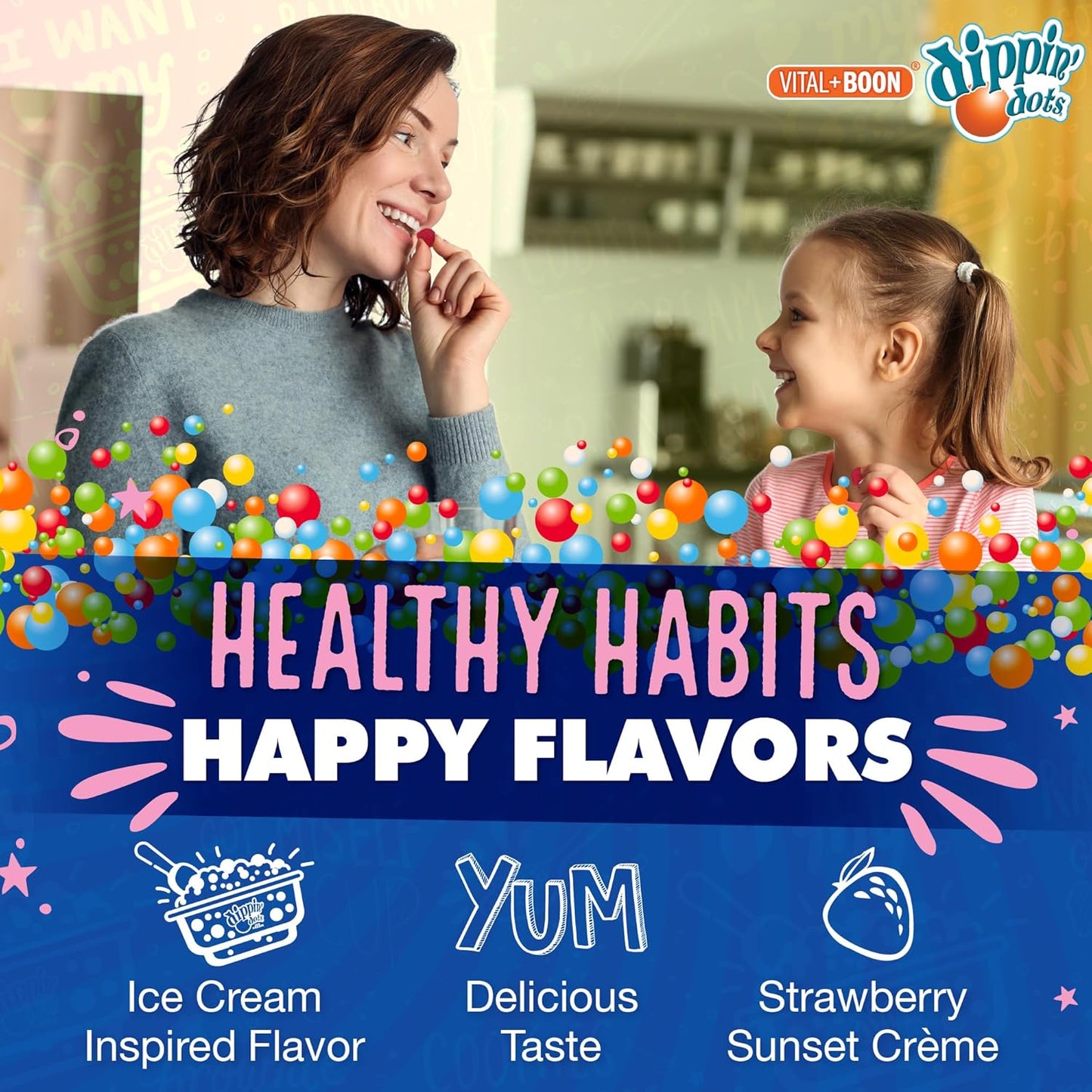 Melatonin Sleep Support Gummies (60 Count) Strawberry Sunset Creme Flavor Chews | 2.5Mg per Gummy Sleep Supplement for Children and Adults | Supplement for Faster Faster & Longer Sleep