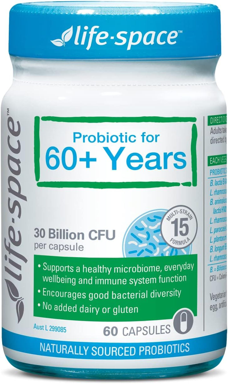 Life Space Probiotic for 60+ Years 60 Capsules