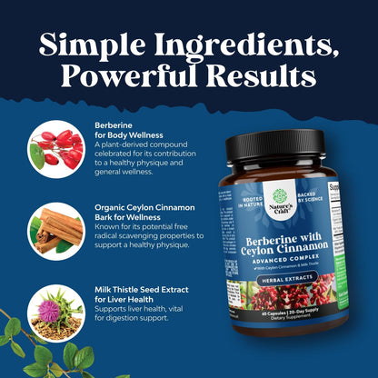 Bundle of Horny Goat Weed for Male Enhancement - Tongkat Ali Saw Palmetto Extract Panax Ginseng Black Maca Root for Stamina and Berberine with Ceylon Cinnamon - Heart Health and Sugar Support